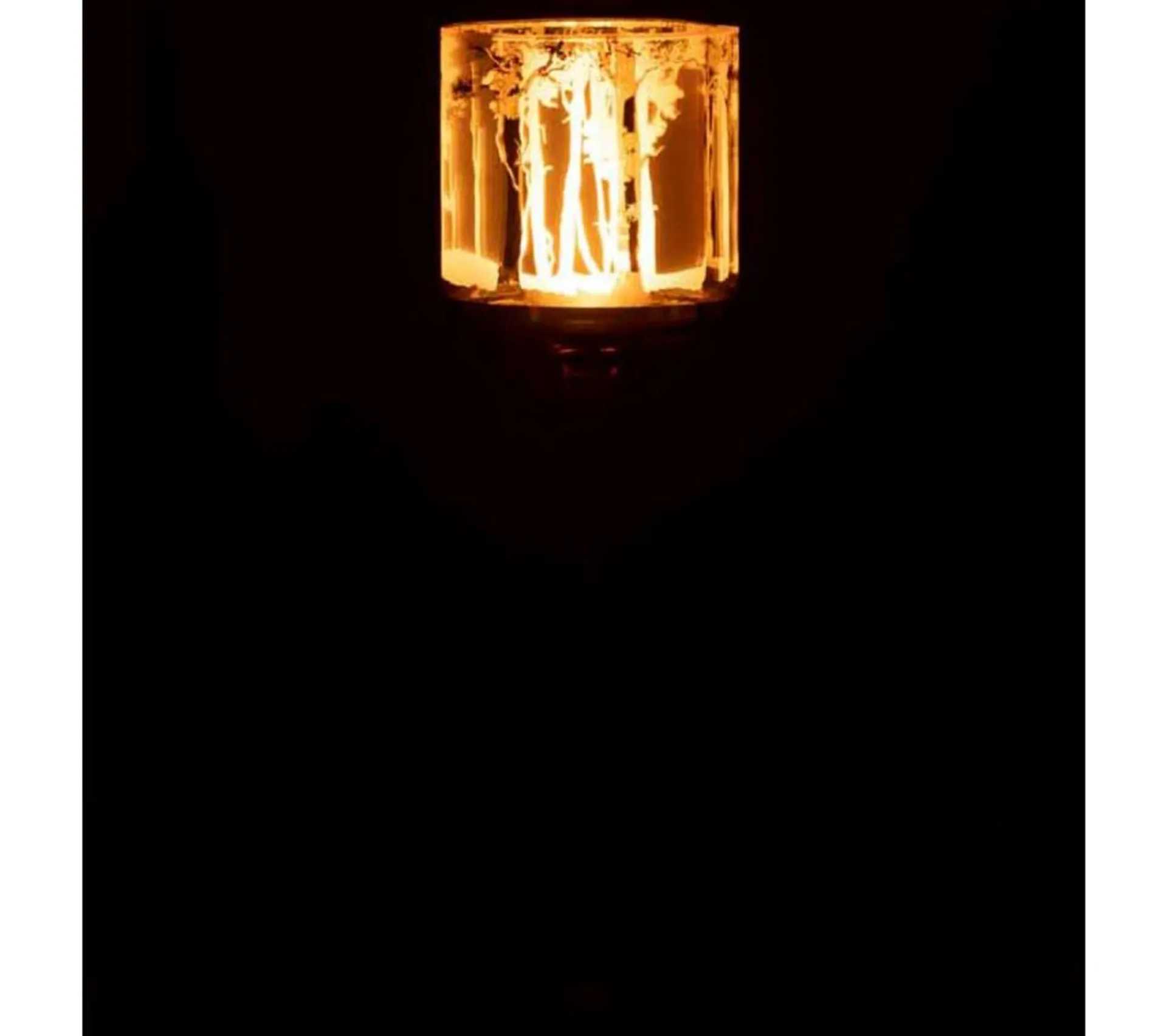 Store * Photophore Sur Pied "Arbre" 30Cm Or