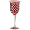 Store * Photophore Sur Pied "Mosaique" 40Cm Rouge