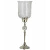 Cheap * Photophore Sur Pied "Sphere Diamant" 55Cm Argent