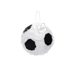 * Anniversaire Et Autres Fêtes^Pinata Déco "Ballon De Foot" 25Cm Noir Et Blanc