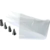 Clearance * Poche A Douille Et 4 Embouts "Jetable" 20Cm Transparent