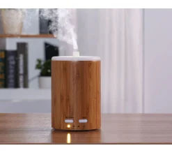 Online PURLINE Diffuseur D'Aromes Par Ultrasons 12W Avec Led En Bambou Brun