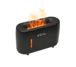 Sale PURLINE Diffuseur D'Aromes A Ultrasons Avec Effet De Flamme En Noir