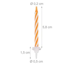 RELAXDAYS Anniversaire Et Autres Fêtes^ Bougies D Nniversaire Lot