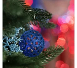RELAXDAYS Guirlande Et Boule De Sapin^ Boules De Noël En Lot De 50