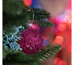 RELAXDAYS Guirlande Et Boule De Sapin^ Boules De Noël En Lot De 50