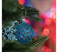 RELAXDAYS Guirlande Et Boule De Sapin^ Boules De Noël En Lot De 50