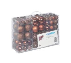 RELAXDAYS Guirlande Et Boule De Sapin^ Lot De 100 Boules De Noël