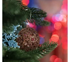 RELAXDAYS Guirlande Et Boule De Sapin^ Lot De 100 Boules De Noël