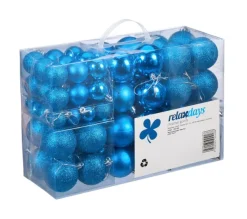 RELAXDAYS Guirlande Et Boule De Sapin^ Lot De 100 Boules De Noël