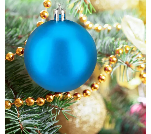 RELAXDAYS Guirlande Et Boule De Sapin^ Lot De 100 Boules De Noël
