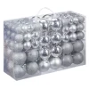 RELAXDAYS Guirlande Et Boule De Sapin^ Lot De 100 Boules De Noël