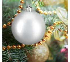 RELAXDAYS Guirlande Et Boule De Sapin^ Lot De 100 Boules De Noël