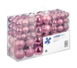 RELAXDAYS Guirlande Et Boule De Sapin^ Lot De 100 Boules De Noël