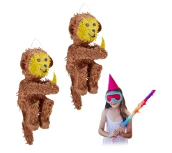 RELAXDAYS Anniversaire Et Autres Fêtes^ Pi Ata Singe En Lot De 2
