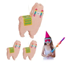 RELAXDAYS Anniversaire Et Autres Fêtes^ Pinata Lama En Lot De 3