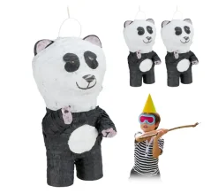 RELAXDAYS Anniversaire Et Autres Fêtes^ Pinata Panda En Lot De 3