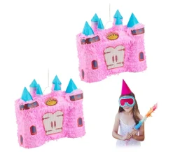 RELAXDAYS Anniversaire Et Autres Fêtes^ Pinata Princesse Ch Teau En Lot De 2