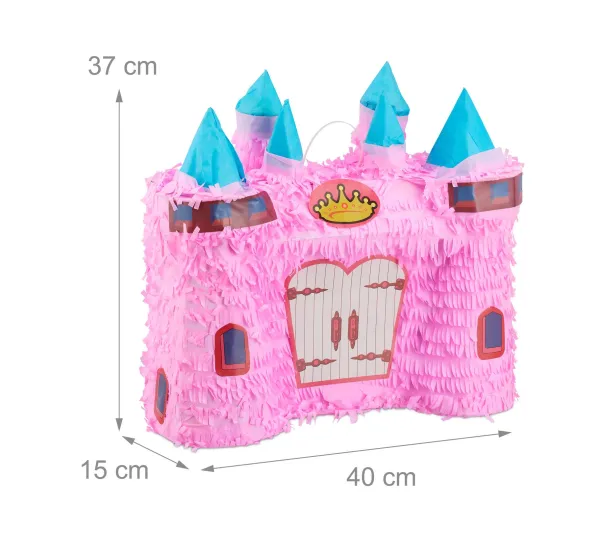 RELAXDAYS Anniversaire Et Autres Fêtes^ Pinata Princesse Ch Teau En Lot De 4