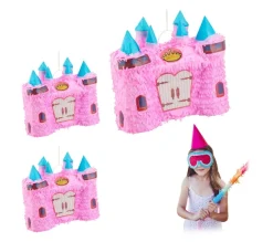 RELAXDAYS Anniversaire Et Autres Fêtes^ Pinata Princesse Ch Teau En Lot De 3