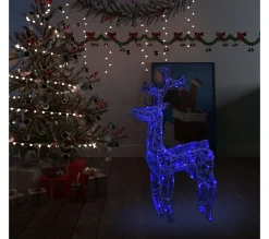 Sale * Renne De Décoration De Noël 90 Led 60X16X100 Cm Acrylique