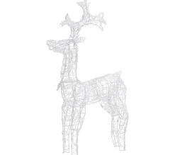 Sale * Renne De Décoration De Noël 90 Led 60X16X100 Cm Acrylique