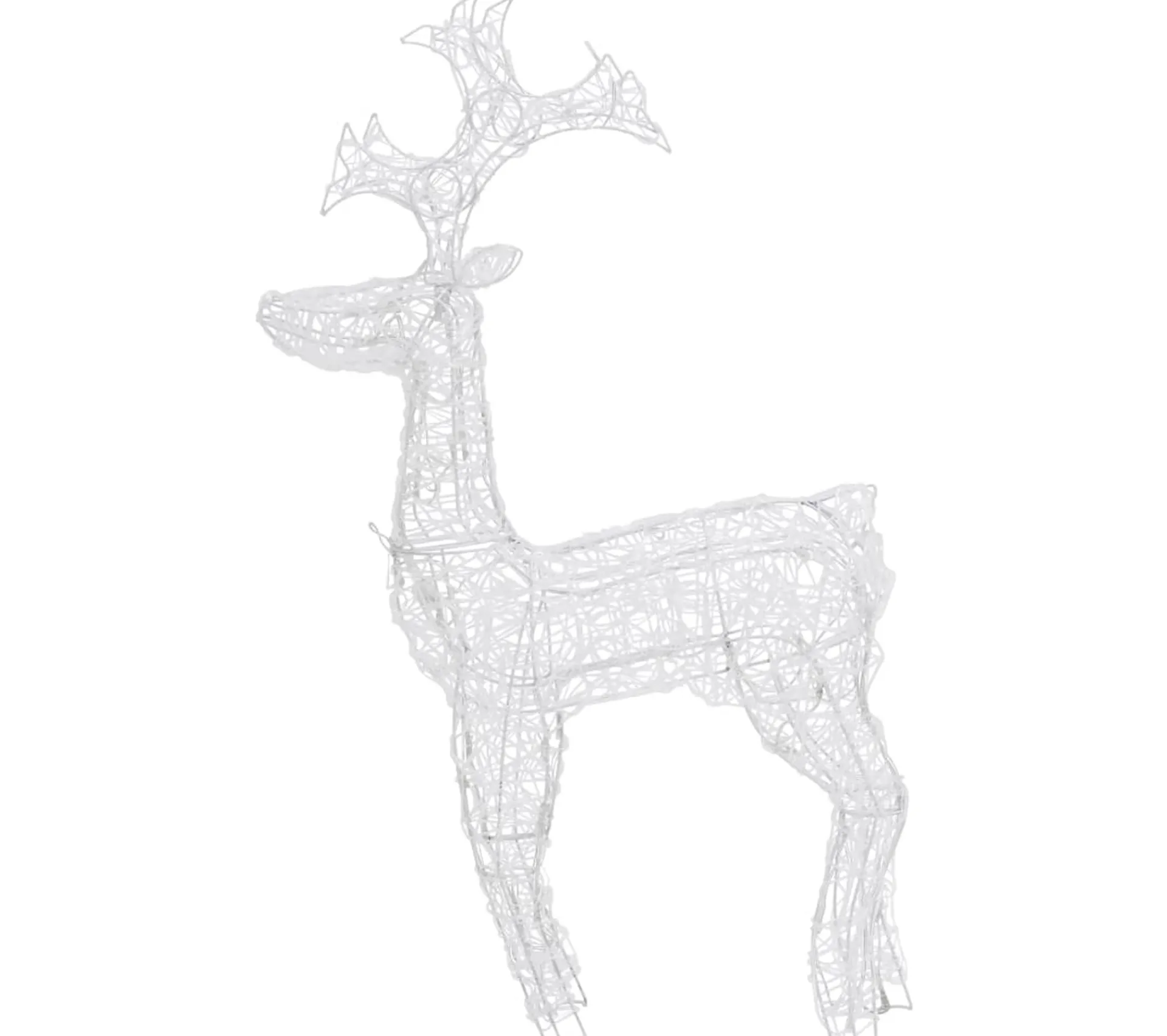 Sale * Renne De Décoration De Noël 90 Led 60X16X100 Cm Acrylique