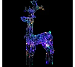 Best * Renne De Décoration De Noël 90 Led 60X16X100 Cm Acrylique
