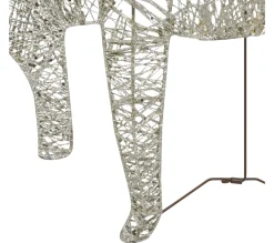 New * Renne Et Traineau De Décoration De Noël 60 Led Exterieur Dore