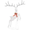 New * Renne Volant De Décoration De Noël 120 Led Argente Blanc Froid