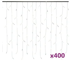 Best * Rideau Lumineux A Glacons Led 10 M 400 Led Bleu 8 Fonctions