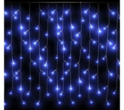 Best * Rideau Lumineux A Glacons Led 10 M 400 Led Bleu 8 Fonctions