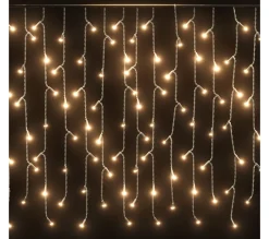 Clearance * Rideau Lumineux A Glacons Led 10 M 400 Led Blanc Chaud