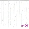 Outlet * Rideau Lumineux A Glacons Led 10 M 400 Led Blanc Froid