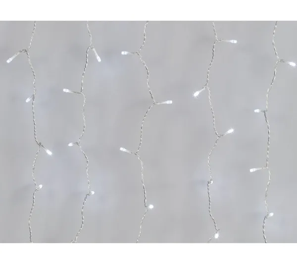* Guirlande Et Boule De Sapin^Rideaux Led Exterieur Feeric Blanc Froid