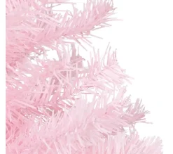 * Sapin Et Accessoire^Sapin De Noël Artificiel Avec Support Rose 213 Cm Pvc