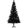 * Sapin Et Accessoire^Sapin De Noël Artificiel Avec Support Noir 213 Cm Pvc