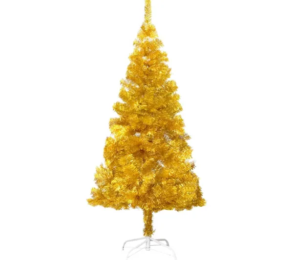 * Sapin Et Accessoire^Sapin De Noël Artificiel Avec Support Dore 215 Cm Pet