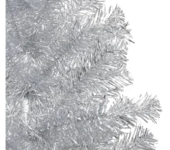 * Sapin Et Accessoire^Sapin De Noël Artificiel Avec Support Argente 215 Cm Pet