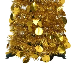 * Sapin Et Accessoire^Sapin De Noël Artificiel Escamotable Dore 129 Cm Pet