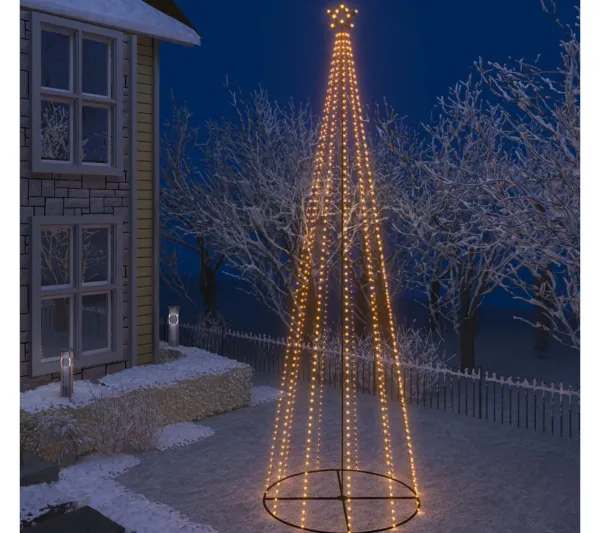 * Guirlande Et Boule De Sapin^Sapin De Noël C Ne 752 Led Blanc Chaud 160X500 Cm