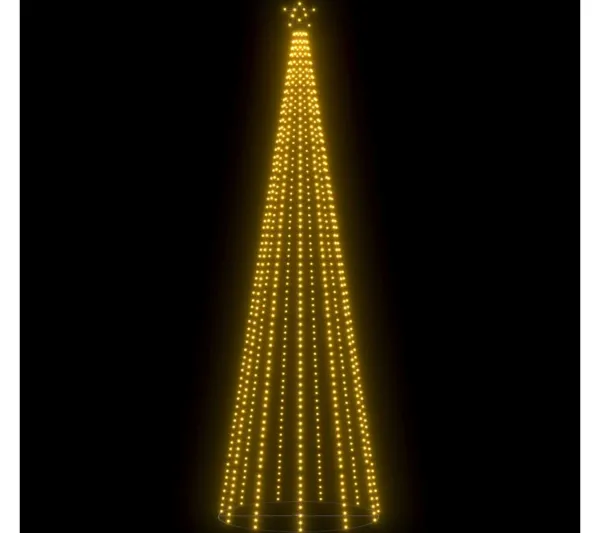 * Guirlande Et Boule De Sapin^Sapin De Noël C Ne 752 Led Blanc Chaud 160X500 Cm