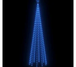 * Guirlande Et Boule De Sapin^Sapin De Noël C Ne 400 Led Bleu 100X360 Cm