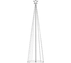 * Guirlande Et Boule De Sapin^Sapin De Noël C Ne 400 Led Blanc Chaud 100X360 Cm