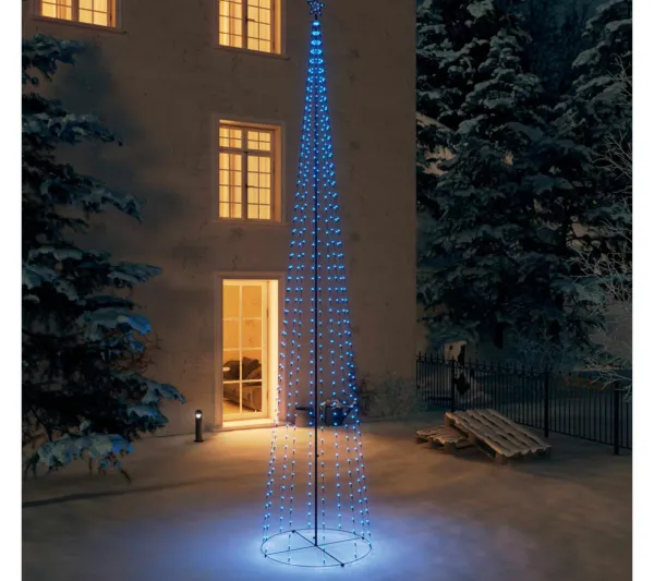 * Guirlande Et Boule De Sapin^Sapin De Noël C Ne 752 Led Bleues Décoration 160X500 Cm
