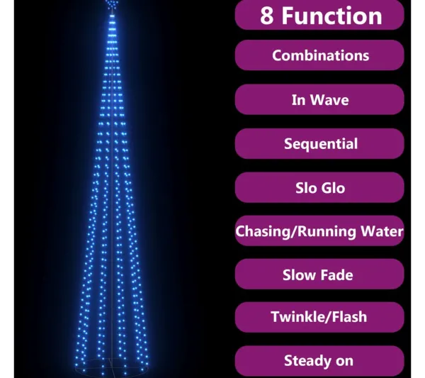 * Guirlande Et Boule De Sapin^Sapin De Noël C Ne 752 Led Bleues Décoration 160X500 Cm