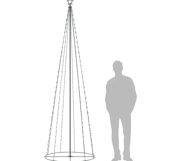 * Guirlande Et Boule De Sapin^Sapin De Noël C Ne 330 Led Colorees 100X300 Cm