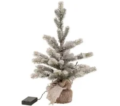 * Sapin Et Accessoire^Sapin De Noël Déco Led "Enneige" 50Cm Vert