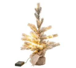 * Sapin Et Accessoire^Sapin De Noël Déco Led "Enneige" 50Cm Vert