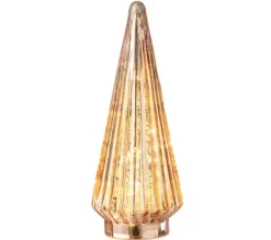 * Sapin Et Accessoire^Sapin De Noël En Verre "Led" 34Cm Rose